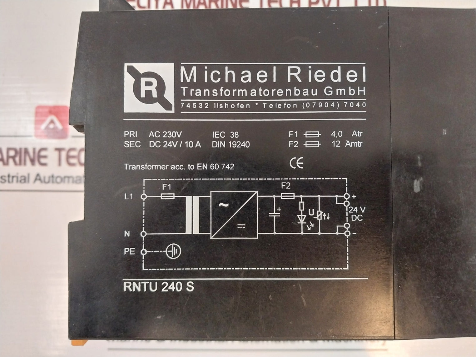 Michael Riedel Rntu 240 S Transformer Power Supply 10A Ac230V