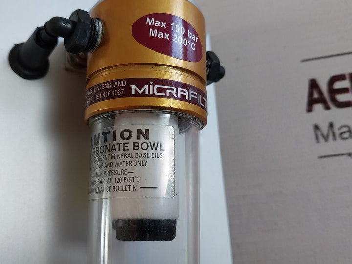 Micrafilter Mg-101-1232 Coalescing Filter 100Bar 200°C