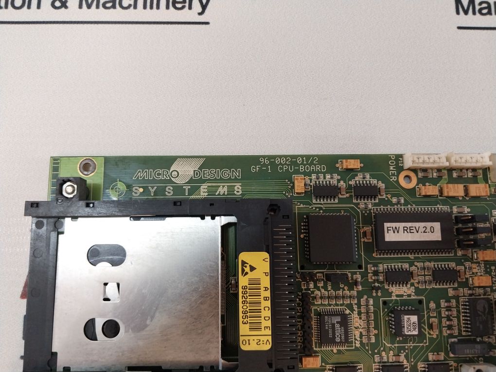 Micro Design Systems 96-002-01/2 Cpu Board