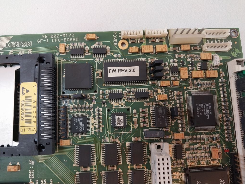 Micro Design Systems 96-002-01/2 Cpu Board