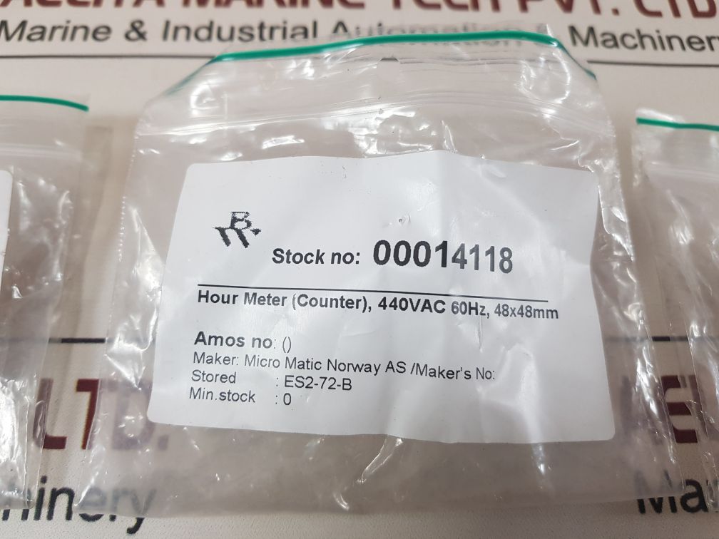 Micro Matic Hour Meter 440Vac 60Hz
