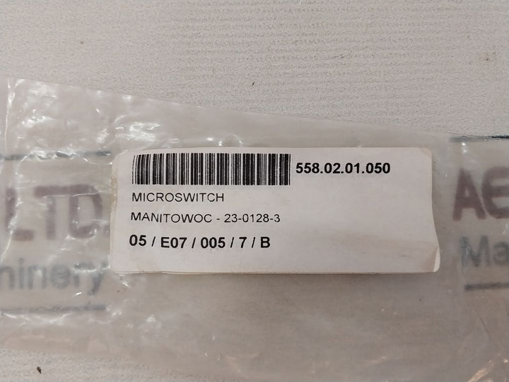 Manitowoc Bz-2Rw8639T Micro Switch 558.02.01.050
