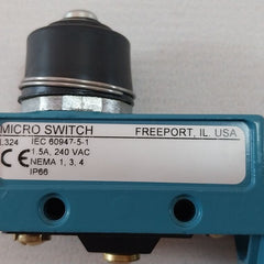 Micro Switch Bze6-rn Limit Switch 15A 125, 250 Or 480 Vac