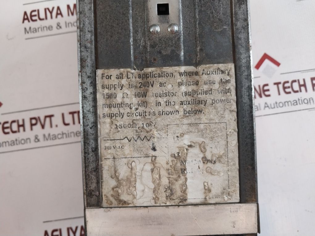 Microelettrica Scientifica L&T Mm30-743 Multifunction Motor Protection Relay