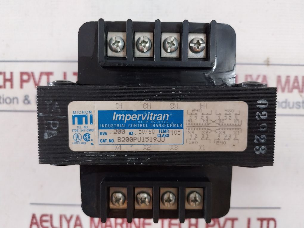 Micron B200Pu1519Jj Industrial Control Transformer