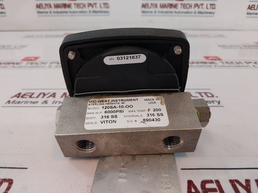 Mid-west Instrument 120Sa-10-oo Pressure Gauge 6000 Psi/40 Mpa