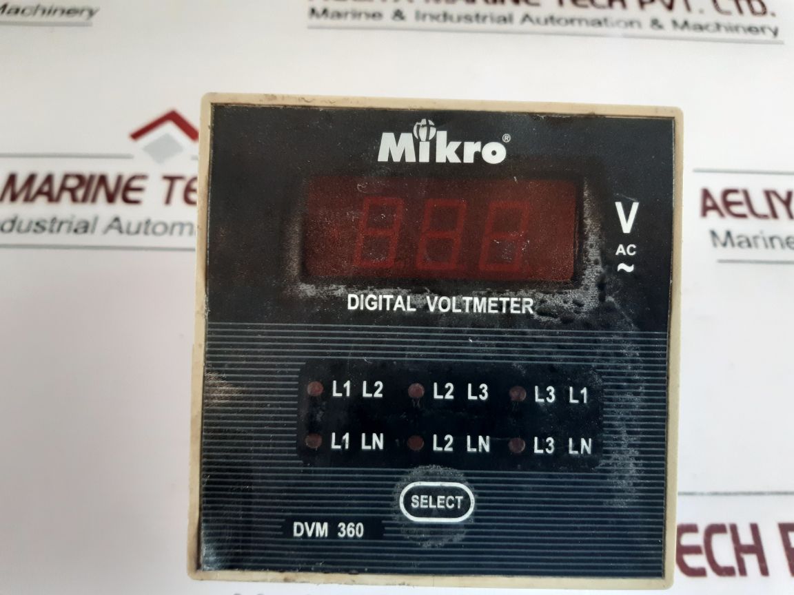 Mikro Dvm 360 Digital Voltmeter Ac240V