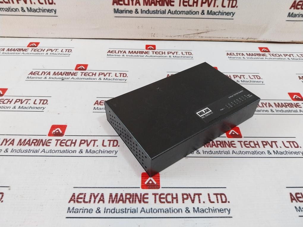 Milan Mil-s800I-v2 8 Port 10/100 Ethernet Port Switch Ac100-240V, 0.3A Max