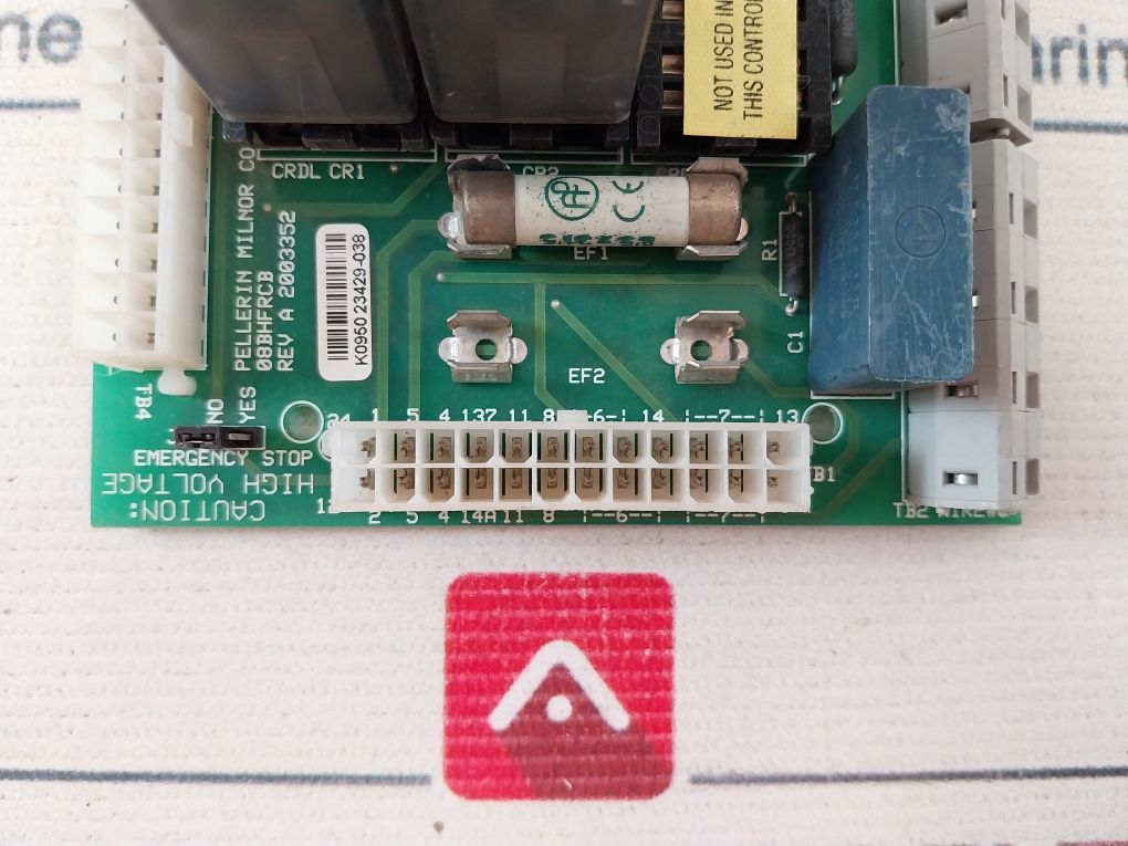 Milnor 08Bhfrcb Circuit Board Rev A