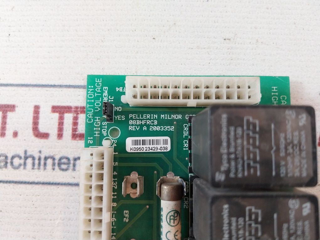 Milnor 08Bhfrcb Circuit Board Rev A
