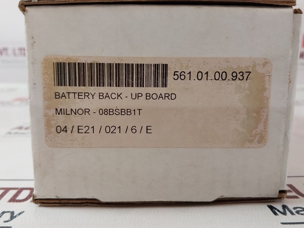 Milnor 08Bsbb1T Without Battery