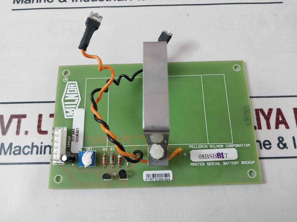 Milnor 08Bsbb1T Without Battery