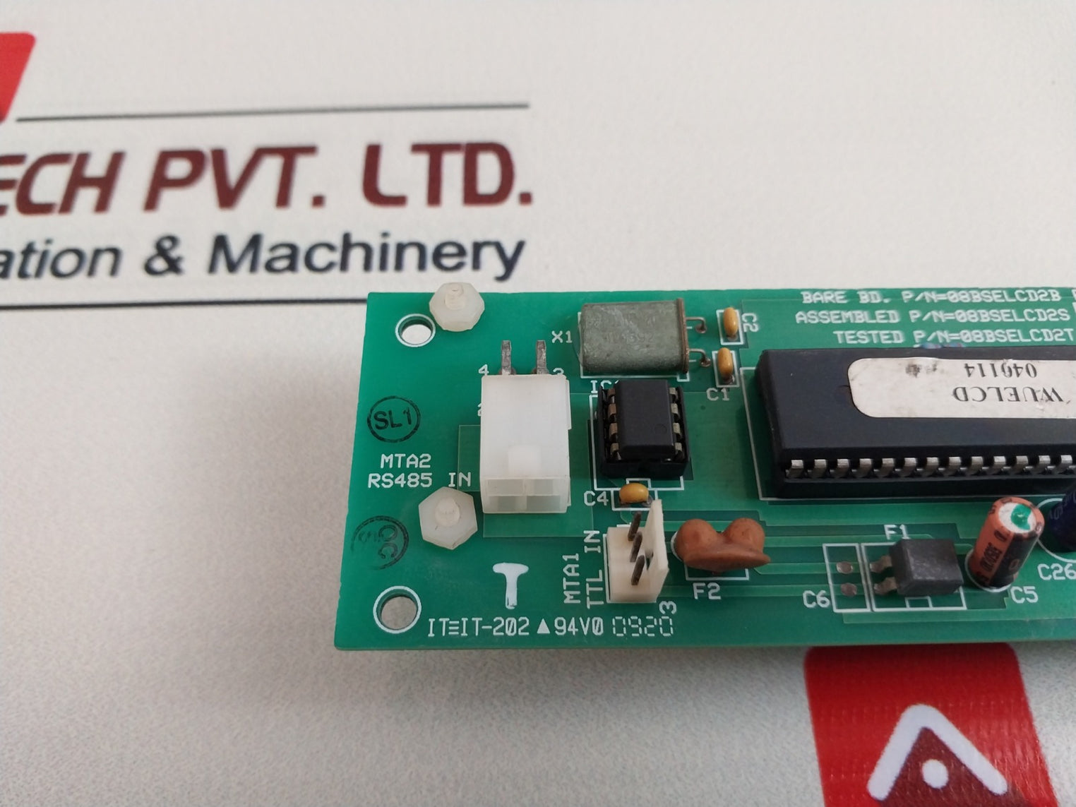 Milnor 08Bselcd2B Ttl Lcd Buffer Board 08Bselcd2T