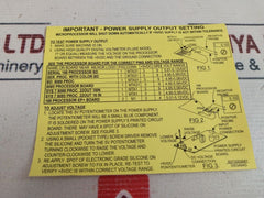 Milnor 08Pss3401T Replacing Power Supply For Retrofit Kits
