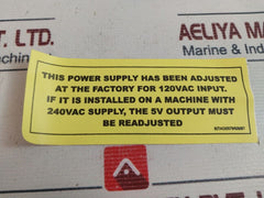 Milnor 08Pss3401T Replacing Power Supply For Retrofit Kits