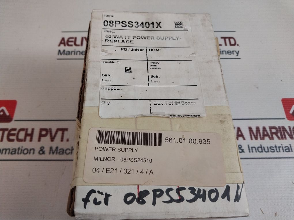 Milnor 08Pss3401T Replacing Power Supply For Retrofit Kits