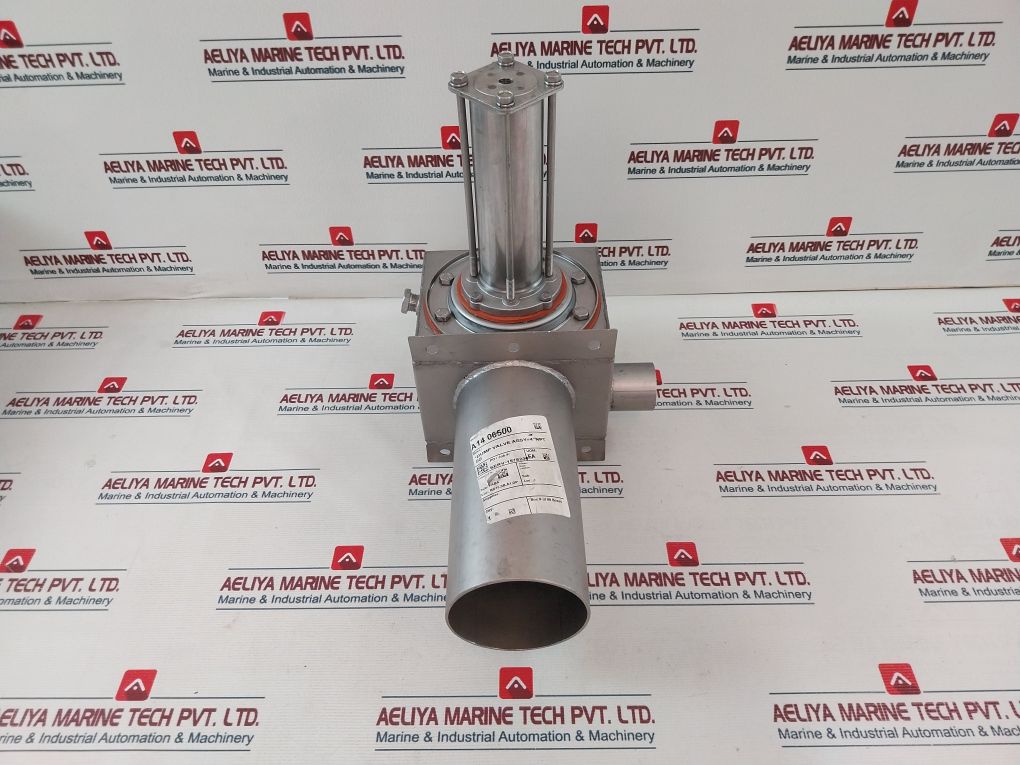 Milnor A14 06500 Dump Valve Assy = 4” Ntp Ss