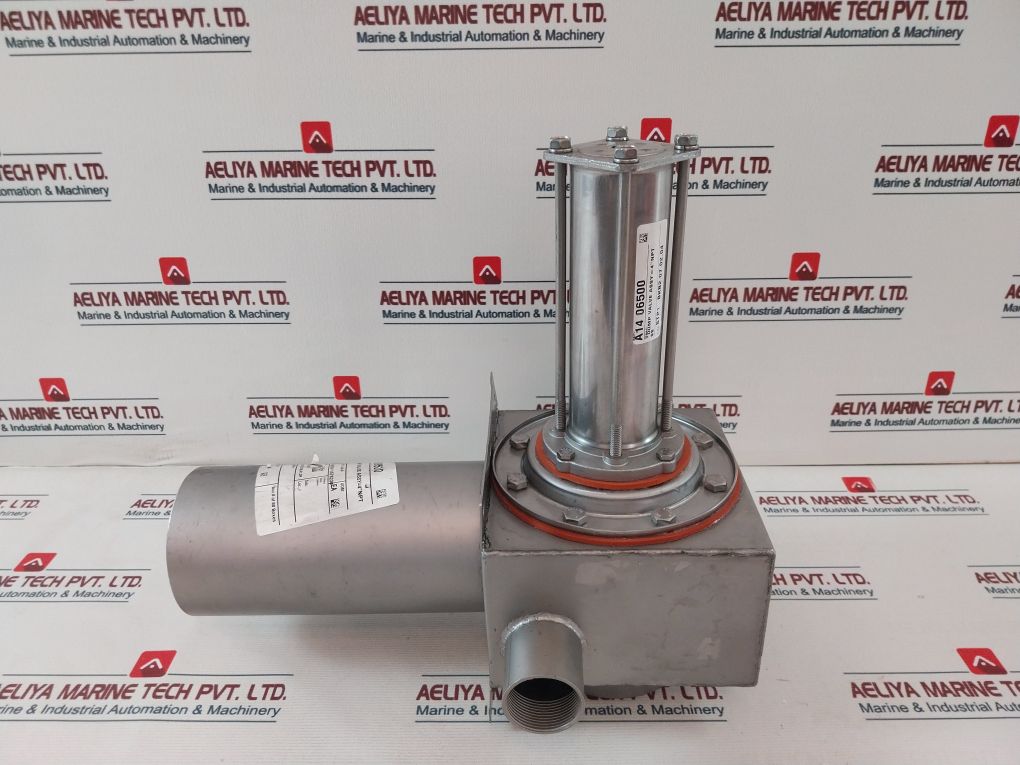 Milnor A14 06500 Dump Valve Assy = 4” Ntp Ss