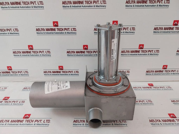Milnor A14 06500 Dump Valve Assy = 4” Ntp Ss
