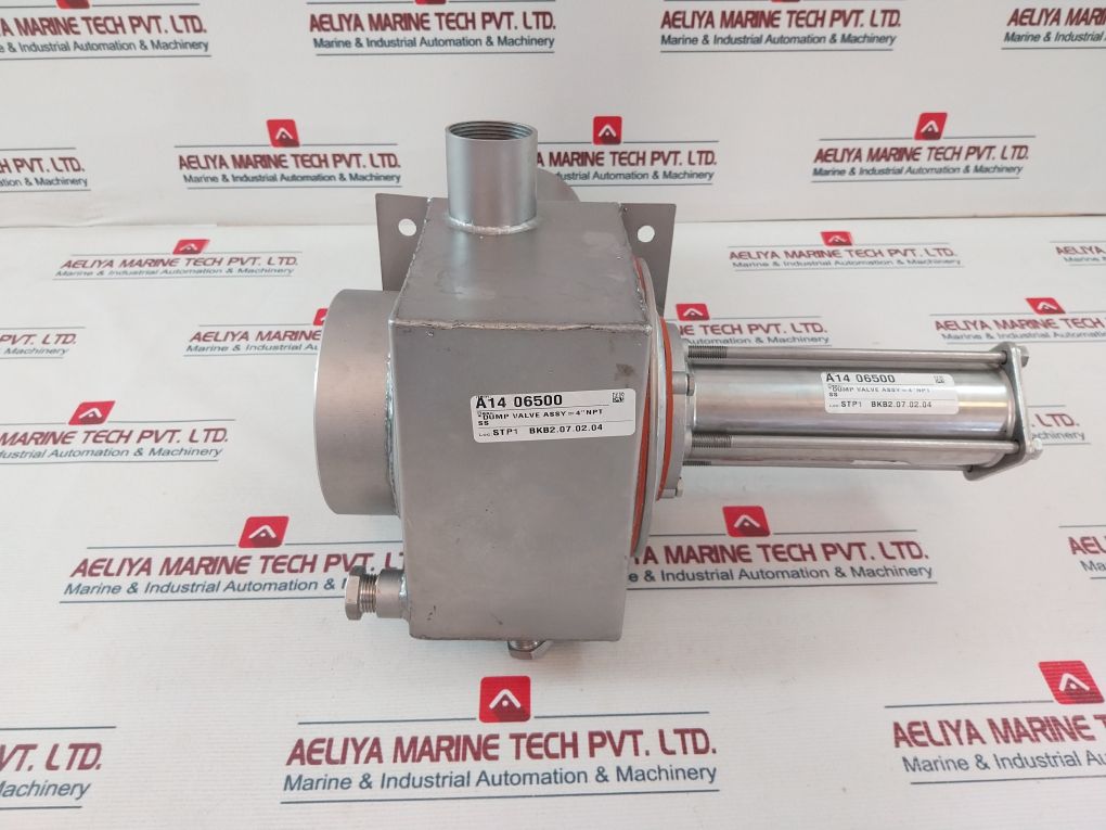 Milnor A14 06500 Dump Valve Assy = 4” Ntp Ss