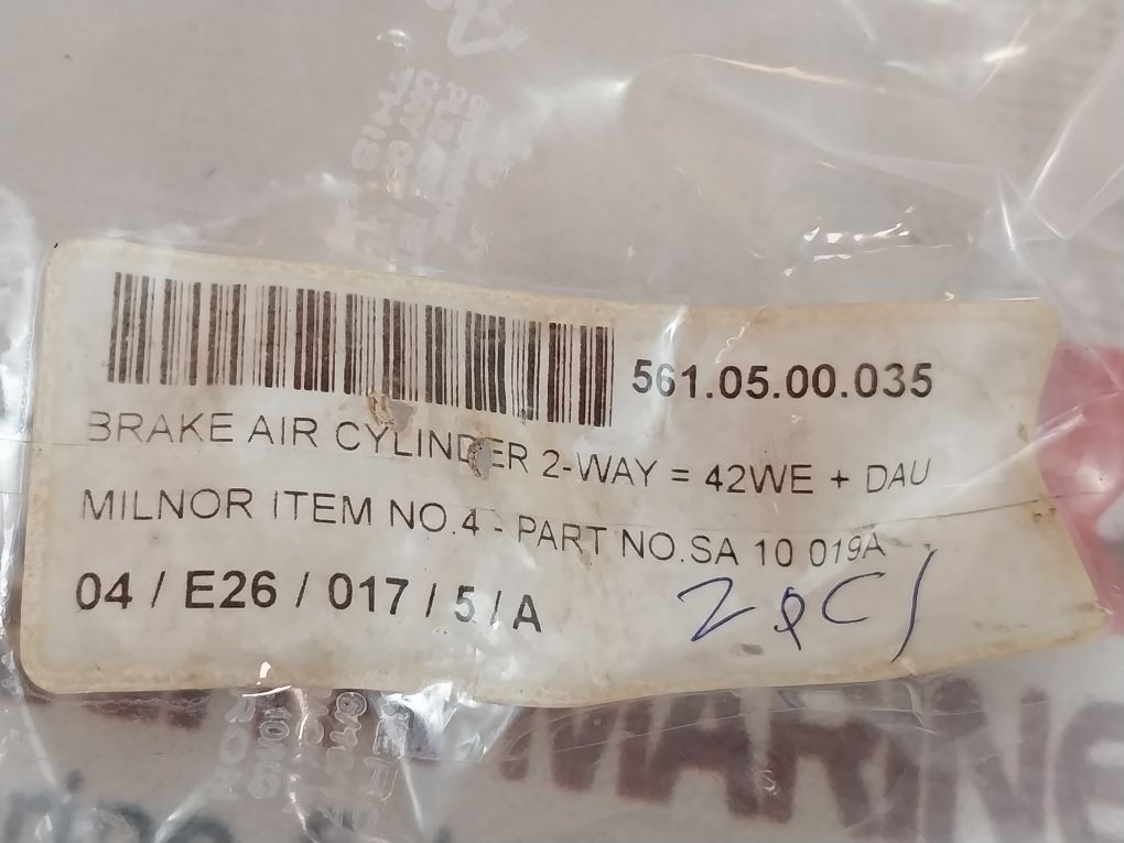 Milnor Sa 10 019A Brake Air Cylinder