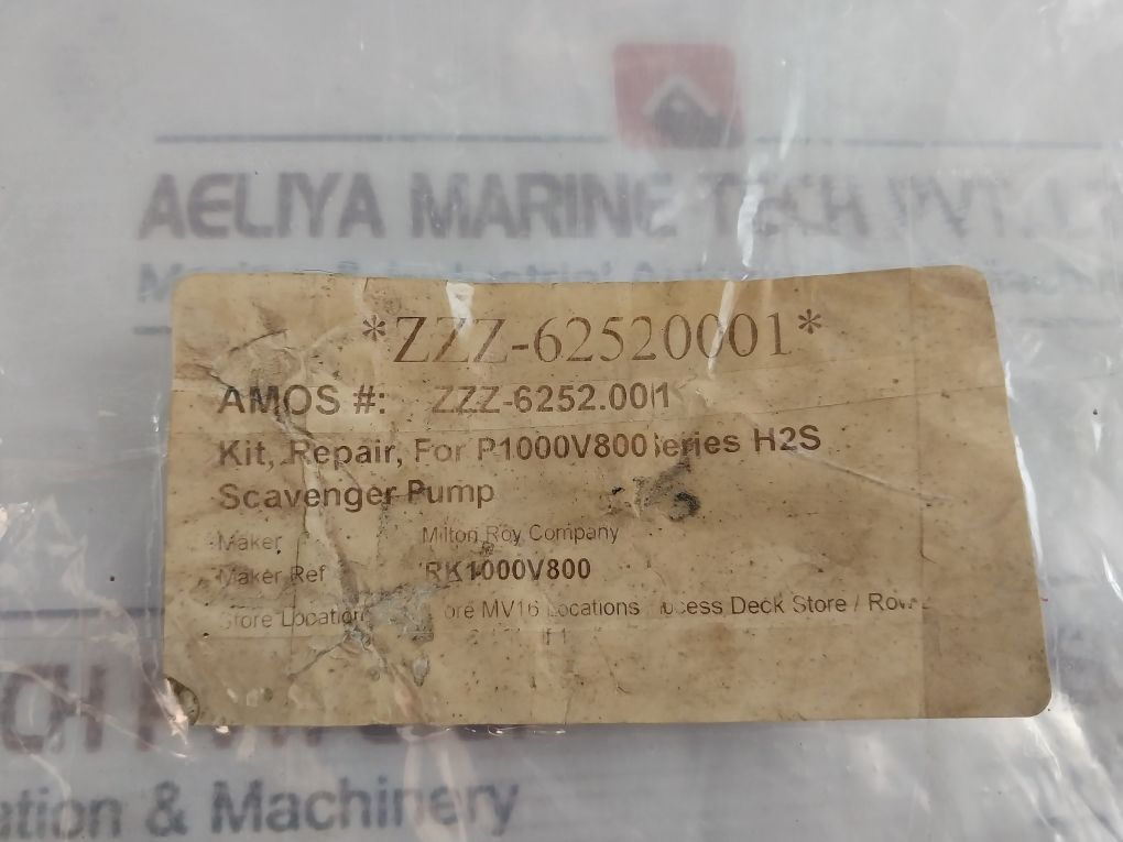 Milton Roy Rk1000V800 (Part Only) Repair Kit