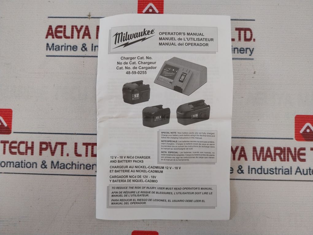 Milwaukee 48-59-0255 Nicd Charger