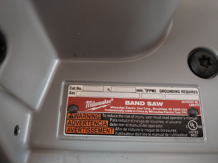 Milwaukee 6225 Heavy-duty Corded Band Saw