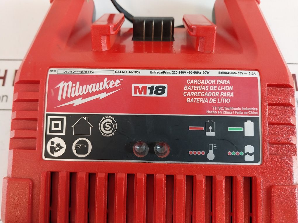 Milwaukee M18 Lithium Battery Charger 48-1859
