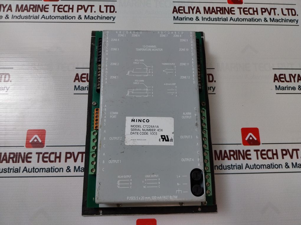 Minco Ct224A1A 12-channel Temperature Monitor
