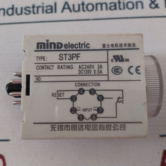Mind Electric St3Pf Off Delay Timer 0-3 Min Ac240V 3A