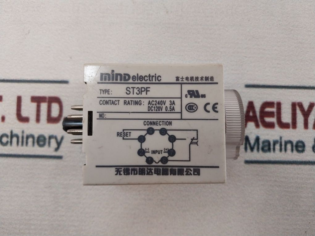 Mind St3Pf Off Delay Timer 0-30 Sec Ac240V 3A