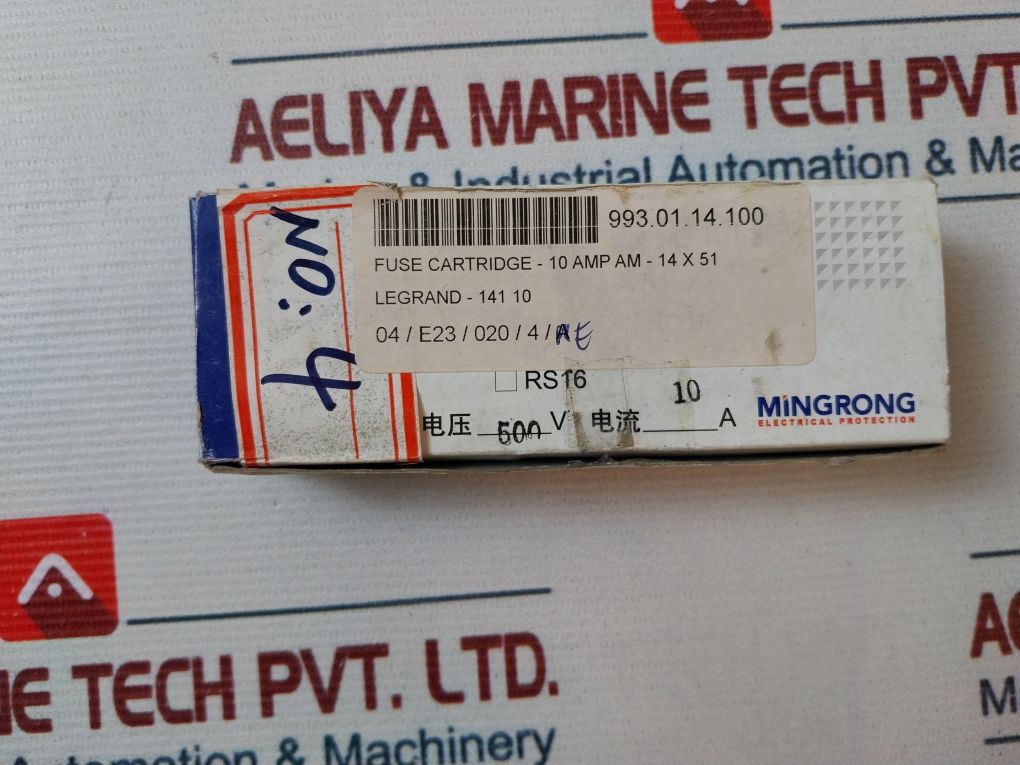 Lot Of 10X Mingrong Rt18-63 Cylindrical Cap-shaped Fuse