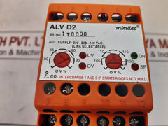 Minilec Phase Failure Relay With Variable Alv D2