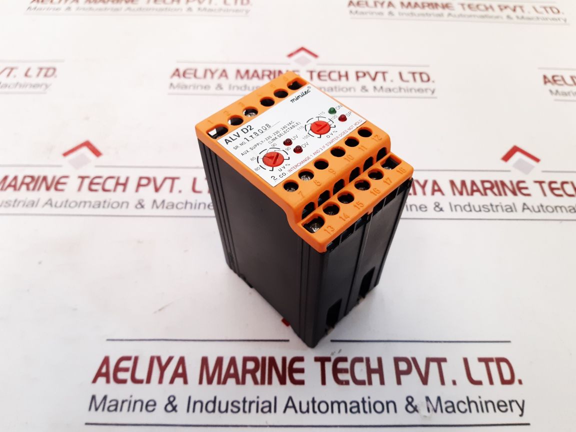 Minilec Phase Failure Relay With Variable Alv D2