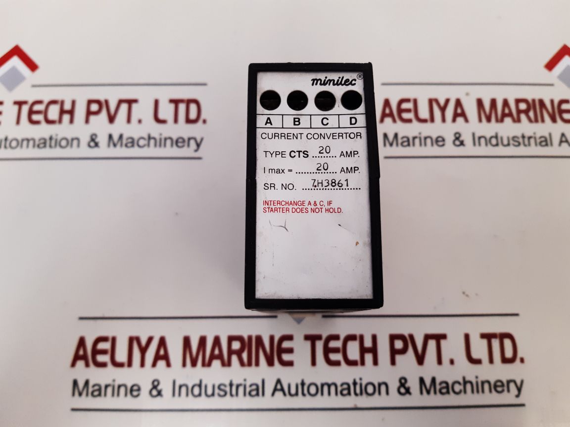 Minilec Cts 20 Amp Current Convertor
