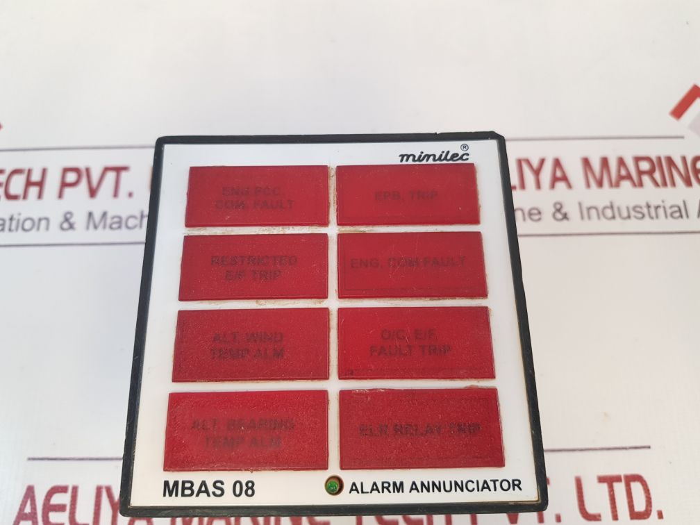 Minilec Mbas 08 Alarm Annunciator