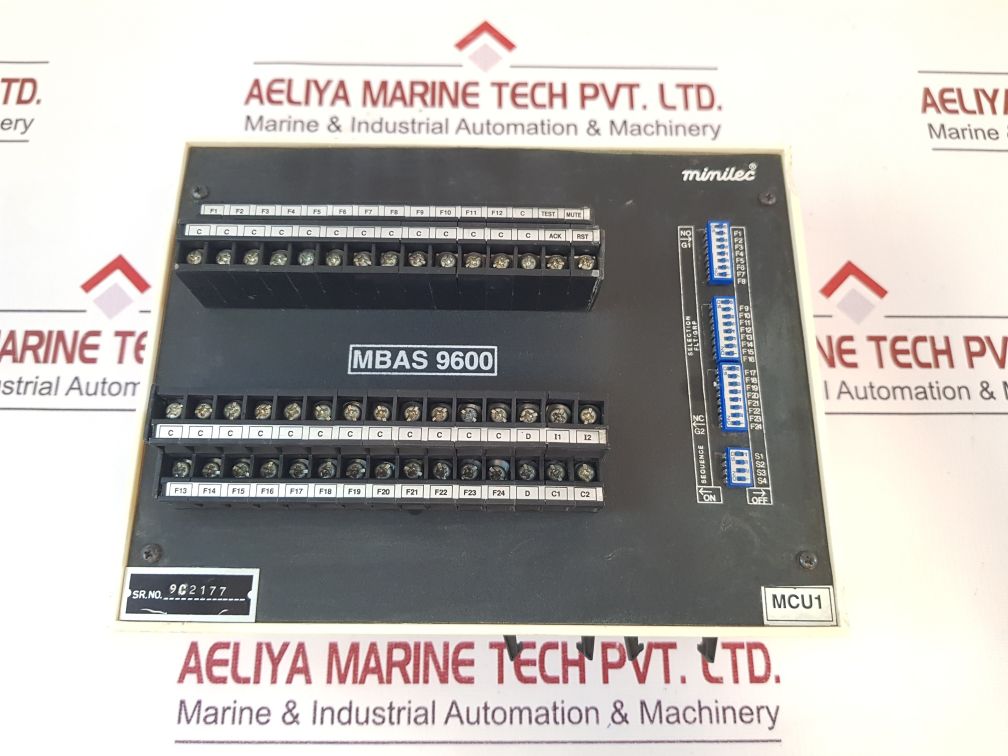 Minilec Mbas 9600 Alarm Annunciator