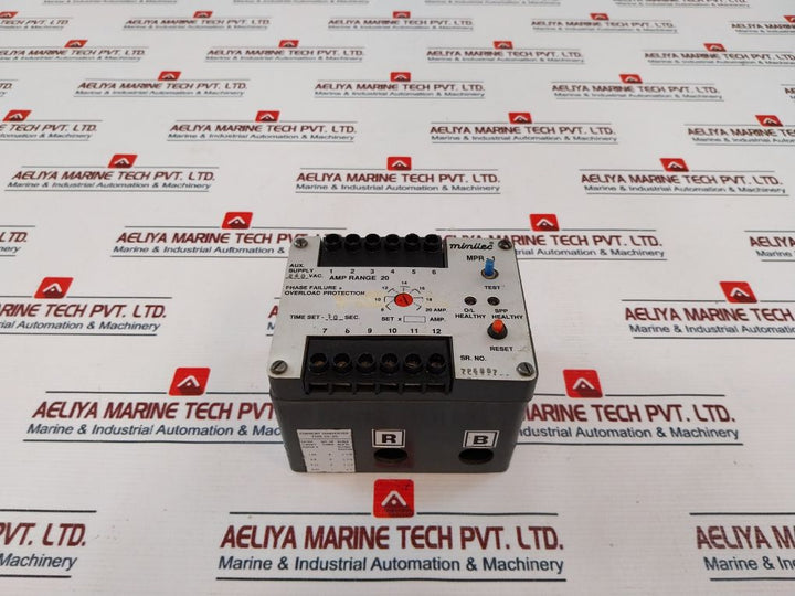 Minilec Mpr-1 Motor Protection Relay 20Amp 10Sec