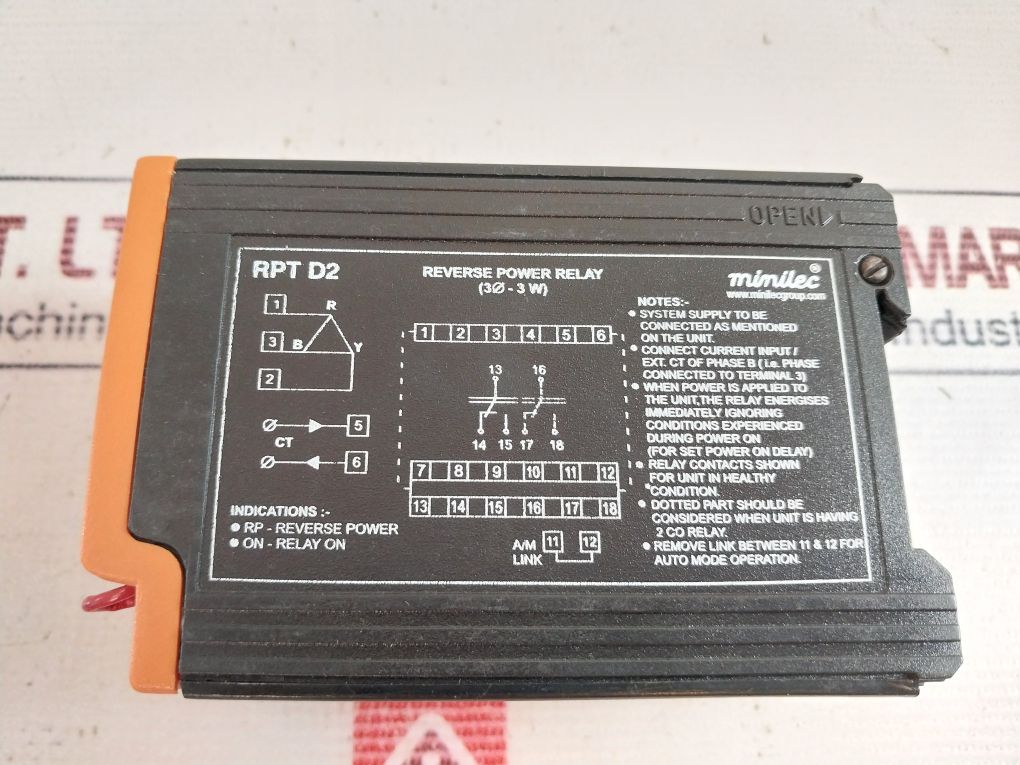 Minilec  Rpt D2 [2Co] Reverse Power Relay