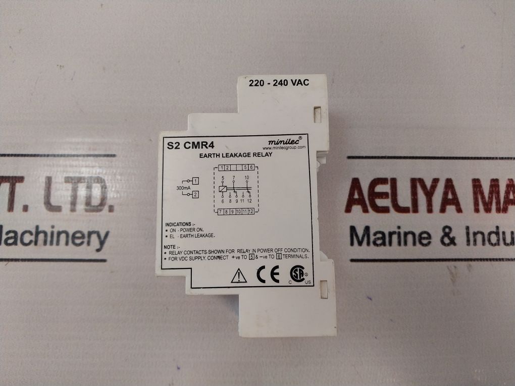 Minilec S2 Cmr4 Earth Leakage Relay