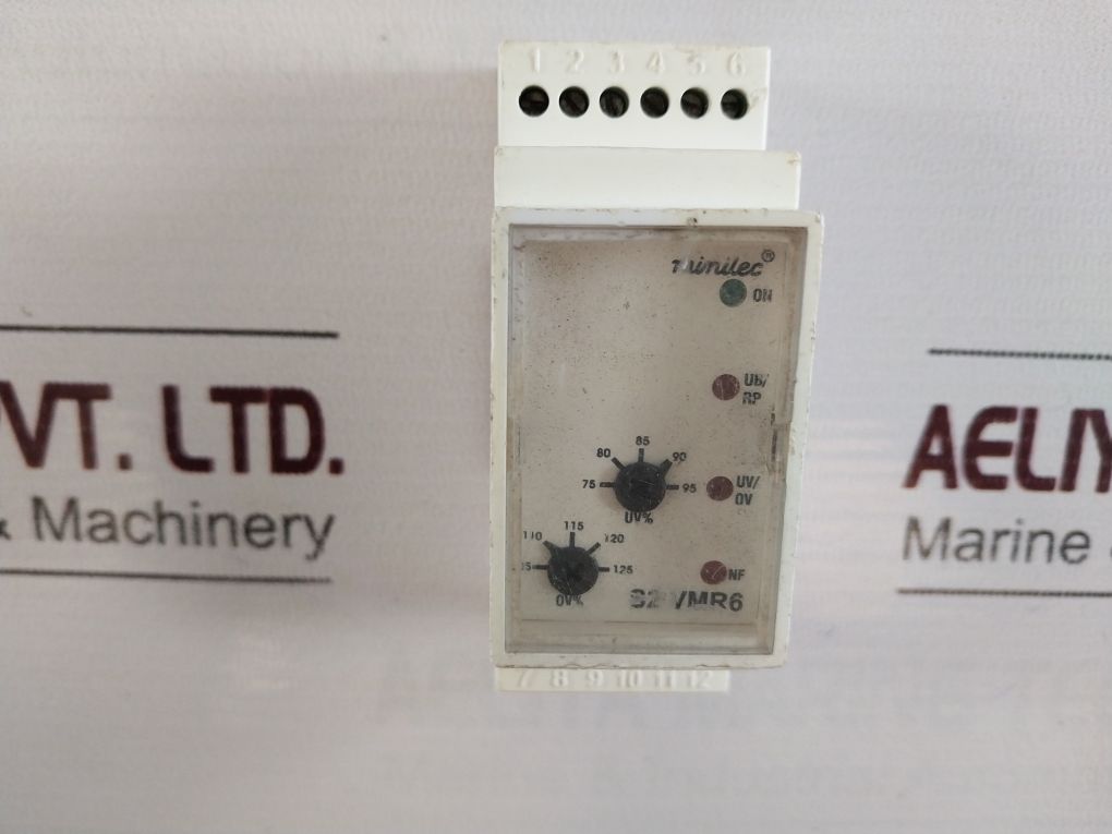 Minilec S2 Vmr6 Phase Failure Uv/Ov Relay 415 Vac