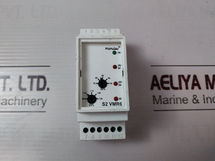 Minilec S2 Vmr6 Phase Failure & Uv/Ov Relay