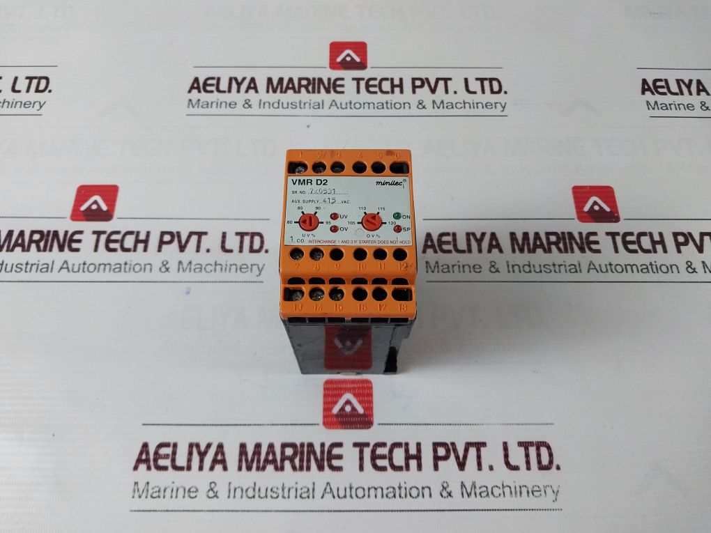 Minilec Vmr D2 Voltage Monitoring Relay 415Vac