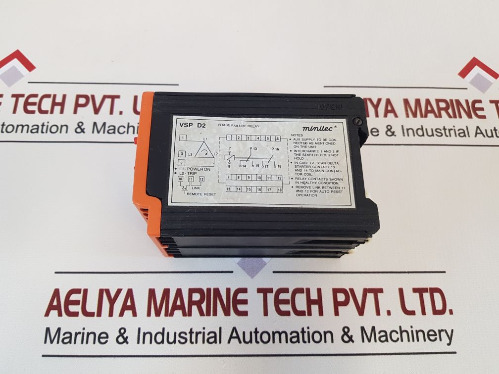 Minilec Vsp D2 Phase Failure Relay