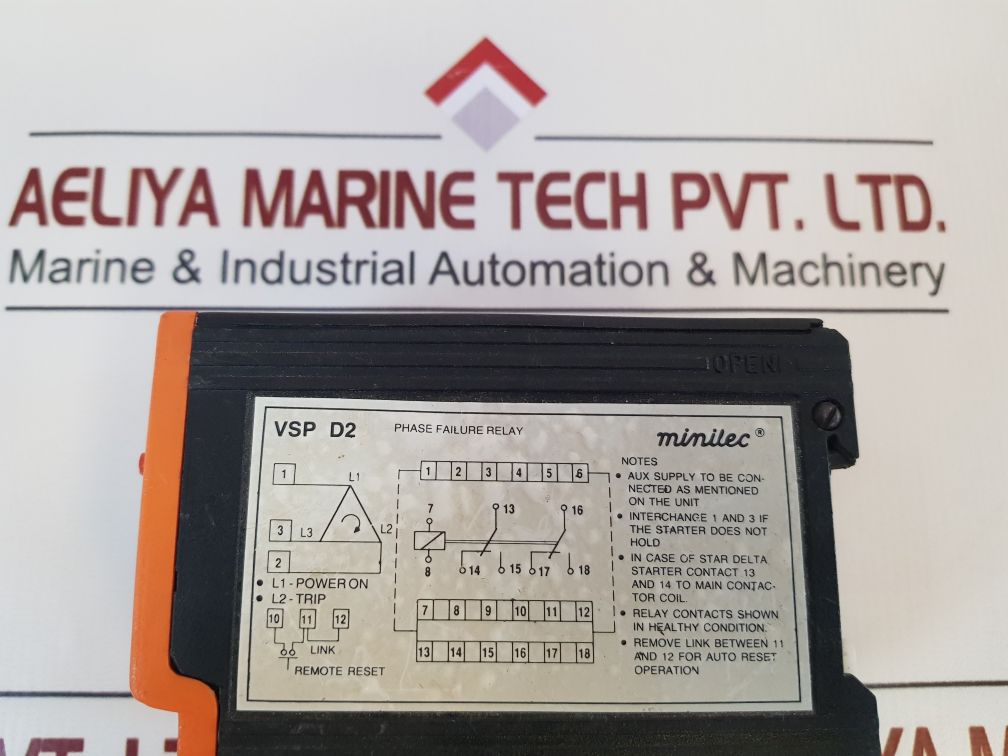 Minilec Vsp D2 Phase Failure Relay