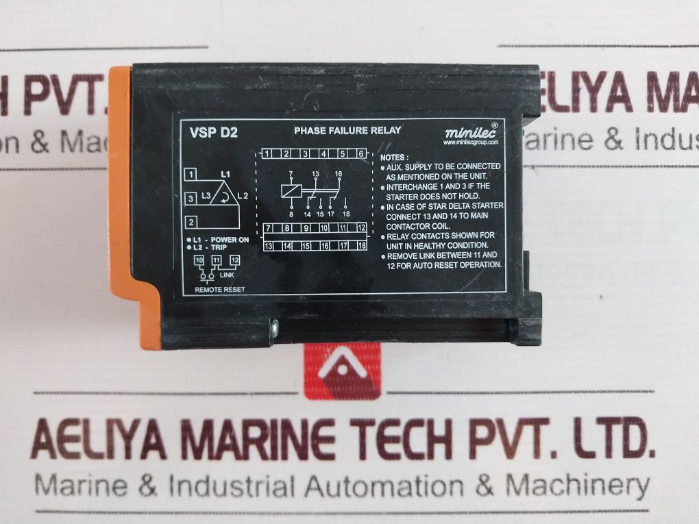 Minilec Vsp D2 Phase Failure Relay