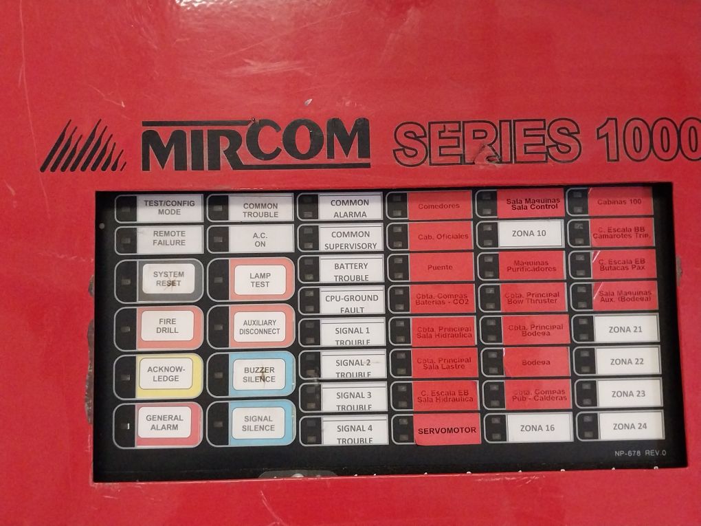 Mircom Fa-1000 Fire Alarm Control Panel