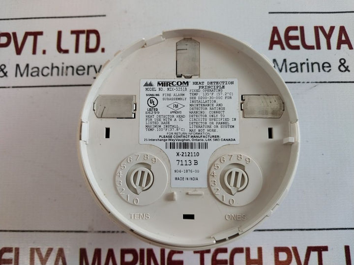 Mircom Mix-5251B Heat Detector