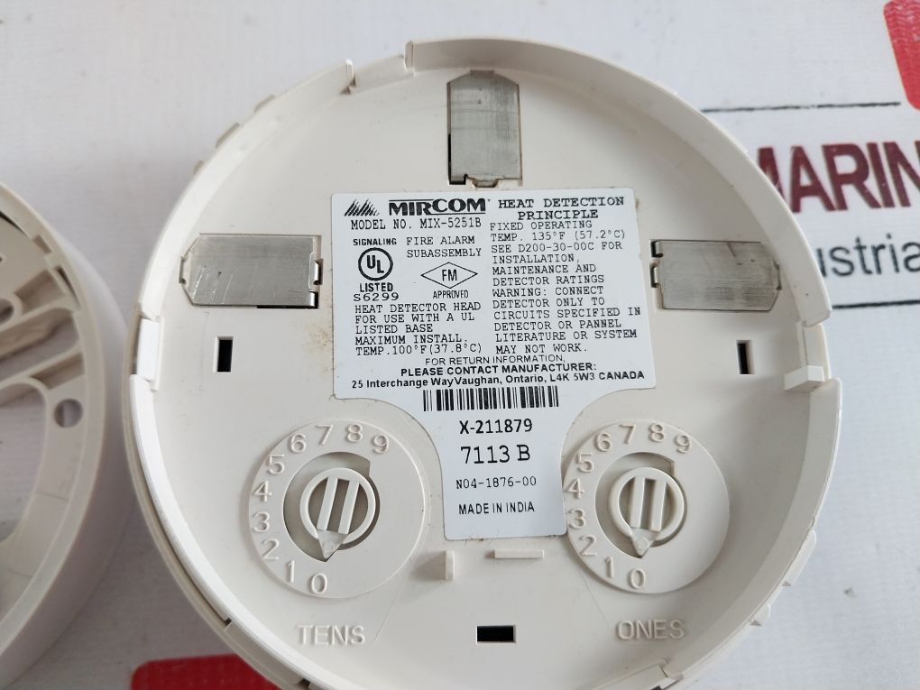Mircom Mix-5251B Heat Detector